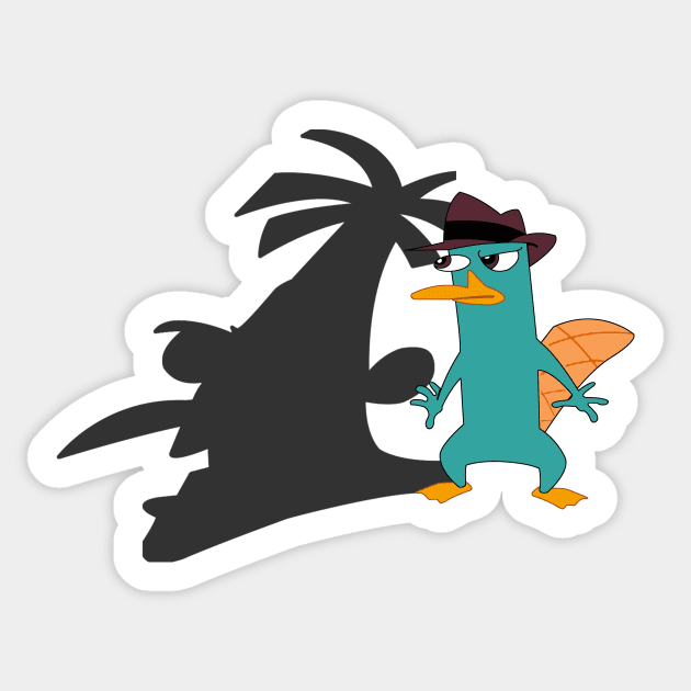 Agent P vs Doofenshmirtz Sticker by LuisP96